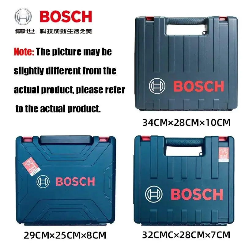 Bosch- Original Hand Drill Tool Box| Multifunctional Plastic Suitcase 3