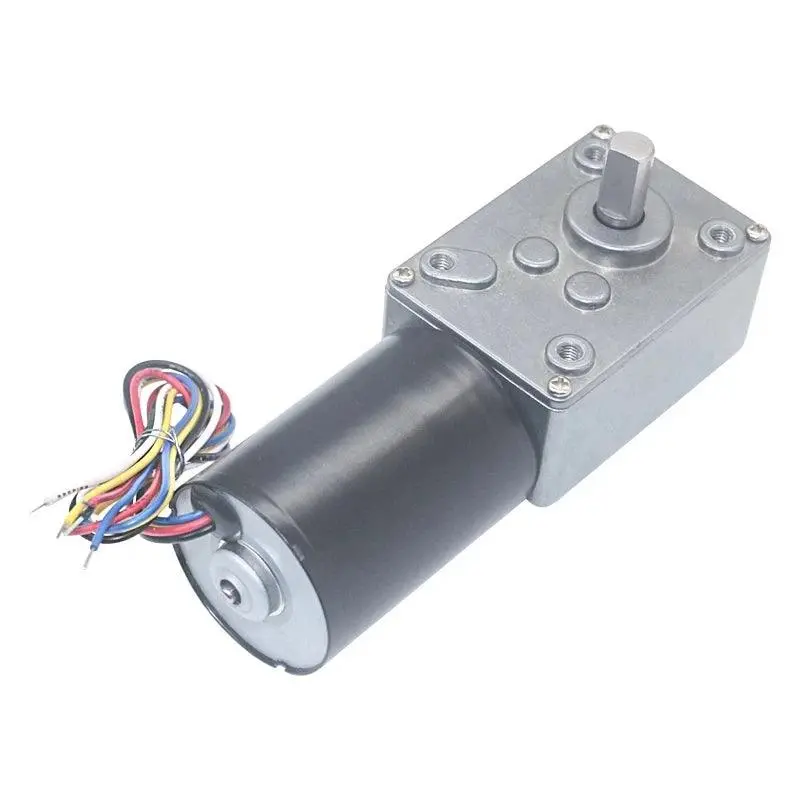 Brushless Gear Worm Motor Dc 12V 24V High Torque 70Kg.Cm Speed 12Rpm-471Rpm Bldc Motors Pwm Forward Reversed 5840-3650 1