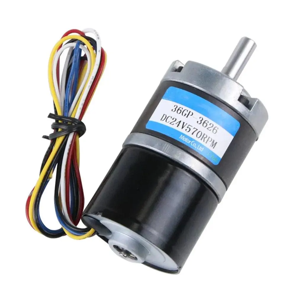 Brushless Planetary Gear Motor Dc 12V 24V High Torque 90Kg Speed 8Rpm To 1154Rpm Pwm Bldc Metal Gearbox Moter 36Gp-3626 Electric 1