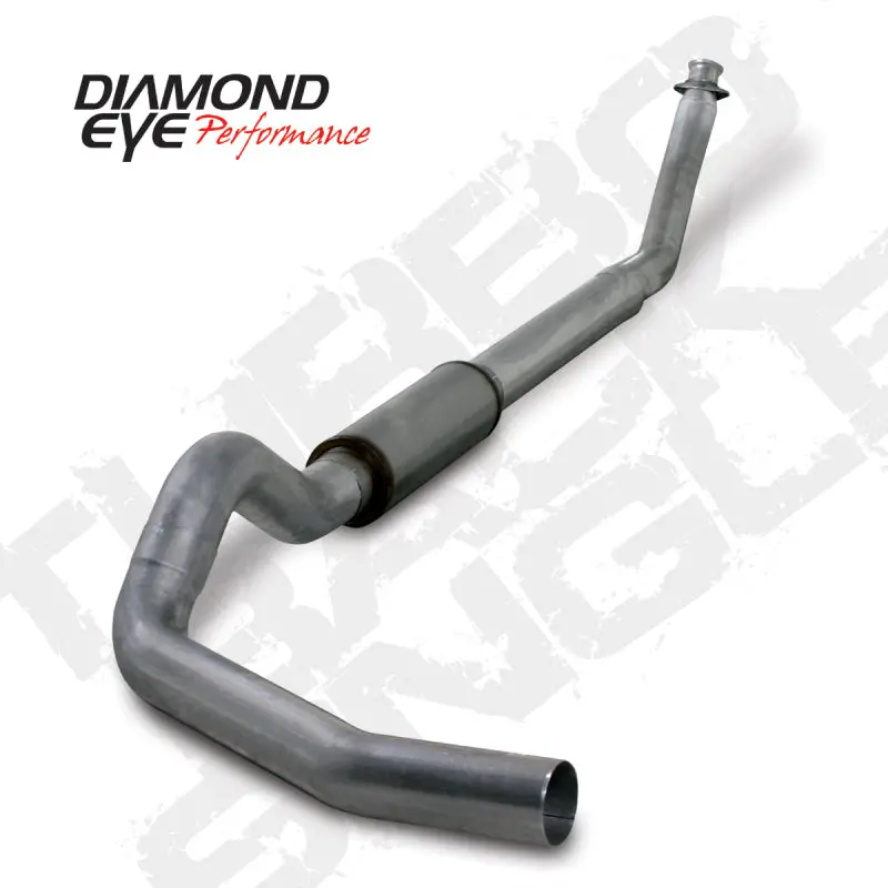 Diamond Eye Kit 5In Turbo Back Sgl Ss: 94-02 Dodge Cummins 5.9L 1