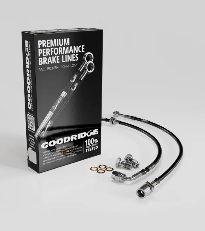 Goodridge 99-07 Chevy Sierra Stainless Steel Front Brake Lines 1