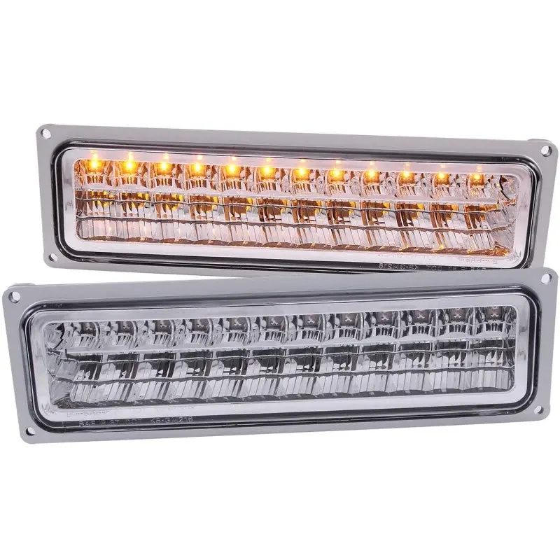Anzo 1988-1998 Chevrolet C1500 Led Parking Lights Chrome 1