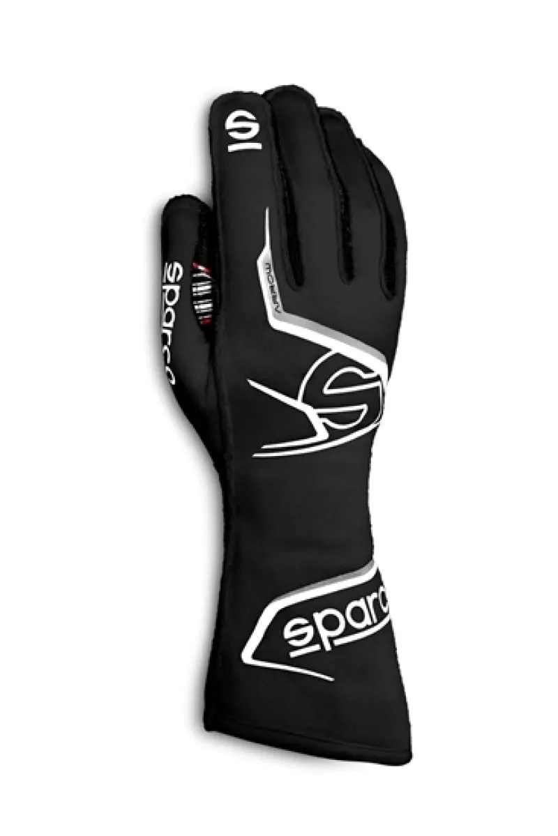 Sparco Glove Arrow 10 Blk/Wht 1