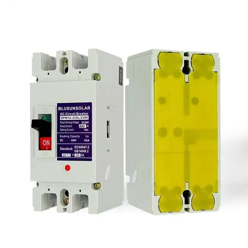 Ce Approved 2 Pcs Lot 2P 63A/160A/200A/250A Dc440v Pv Moulded Case Dc Circuit Breaker 1