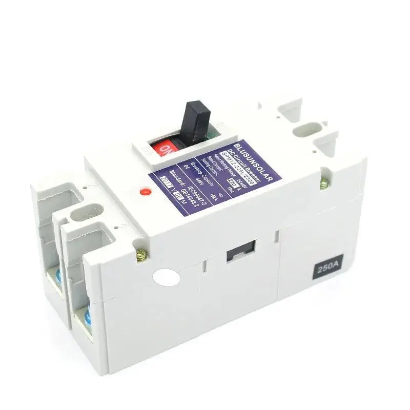 Ce Approved 2 Pcs Lot 2P 63A/160A/200A/250A Dc440v Pv Moulded Case Dc Circuit Breaker 4
