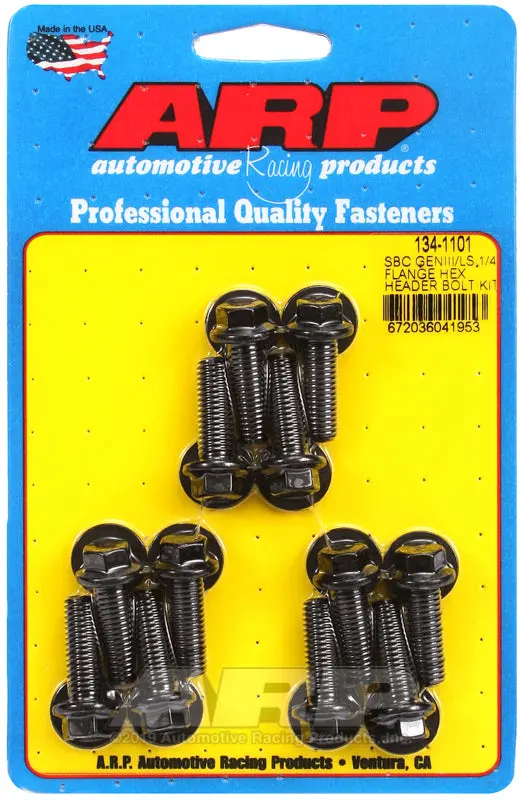 Arp Chevy Ls 1/4In Flange Hex Header Bolt Kit 1