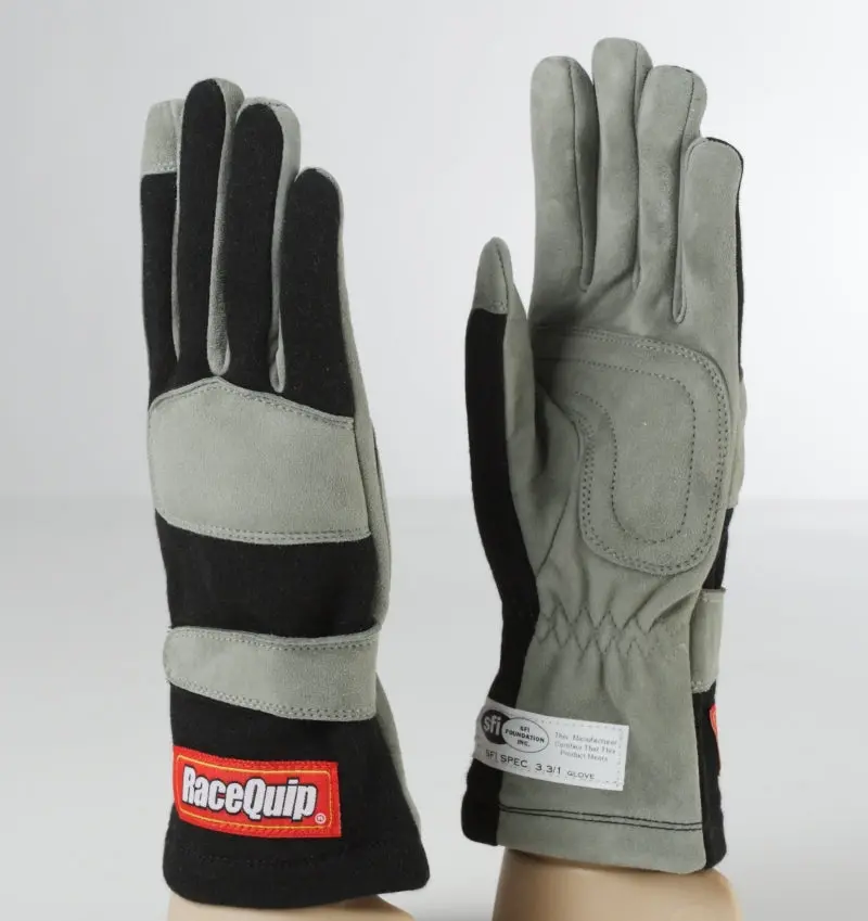 Racequip Black 1-Layer Sfi-1 Glove - Large 1
