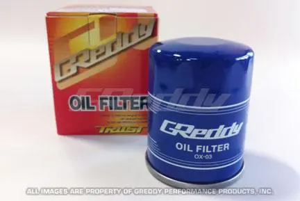 Greddy Ox-03 Oil Filter - 3/4 -16Unf Inlet/ 65Mm Diameter/90Mm Tal 3