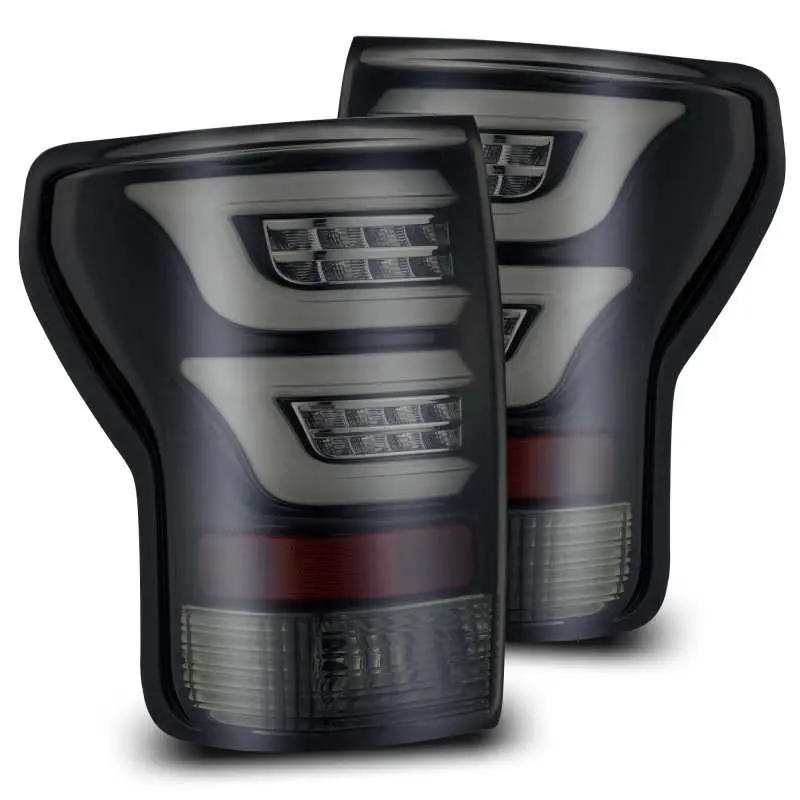 Alpharex 07-13 Toyota Tundra Pro-Series Led Tail Lights Jet Black 1