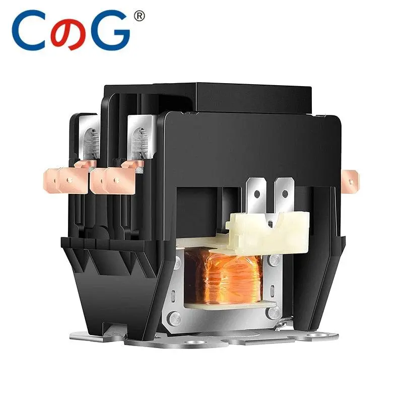 Cg 2P Air Conditioner Contactor 40 Amp 240Vac Coil Condenser Compressor Contactor 50/60Hz Ac 3P Definite Purpose Contactor 1