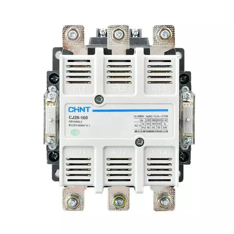 Chint Cj20 63A 100A 160A 250A 630A Electric Magnetic 3 Phase Ac Contactor 1