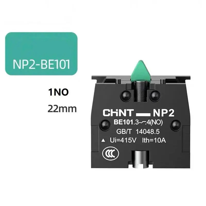 Chint Np2-Be101 Np2-Be102 Button Auxiliary Contact No Nc Be101 Be102 Zb2-Be101c Zb2-Be102c Attachment 1