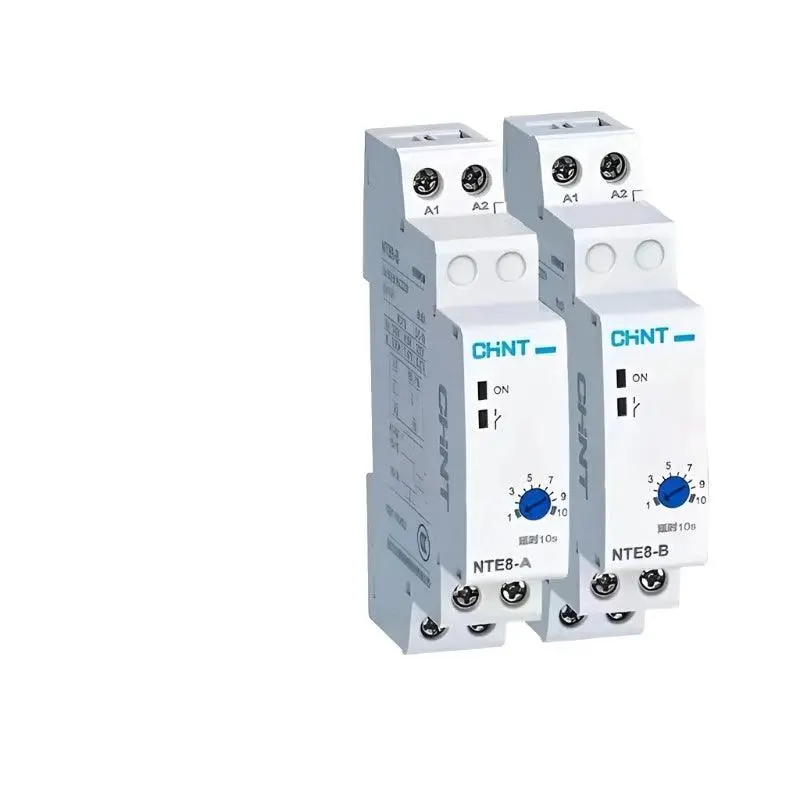 Chint Nte8 Series Time Delay Relay Nte8-A Nte8-B 10S 120S 480S Ac220v Dc24v 1