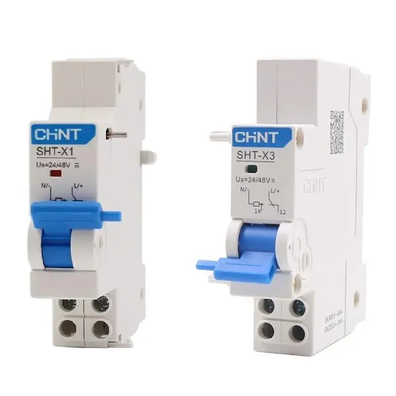 Chint Shunt Release Sht-X1 Sht-X3 Ac230v/400V Ac/Dc 24/48V Accessory For Chint Circuit Breaker Nxb-63 Series Nxb 1