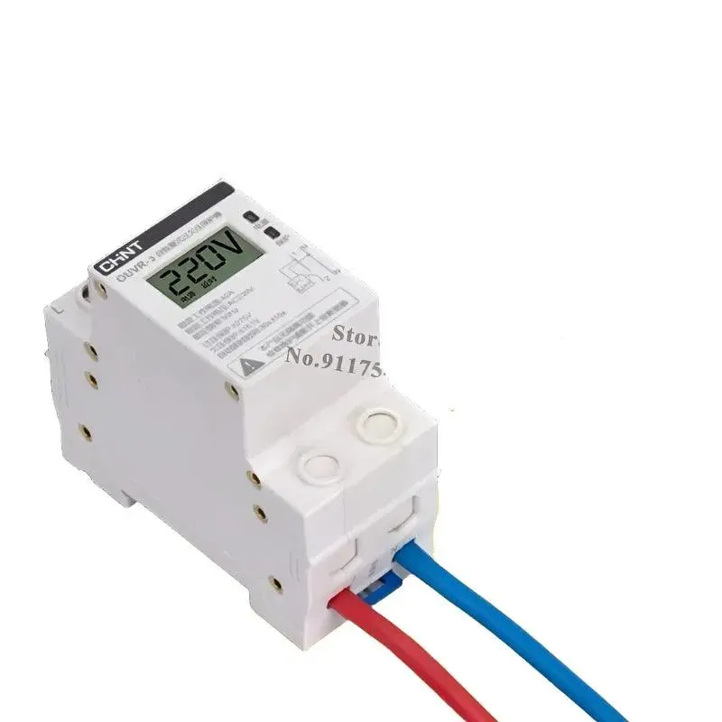 Chnt Chint Ouvr-3 Digital Display Self-Reset Overvoltage Protector Circuit Breaker Protection Switch Rated Voltage Ac230v 1