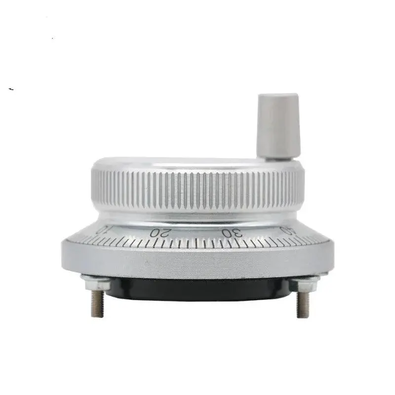 Cnc Pulser Handwheel 5V 12V 24V 6Pin Pulse 100 25 Manual Pulse Generator Hand Wheel Plc Cnc Machine 60Mm 80Mm Rotary Encoder 6