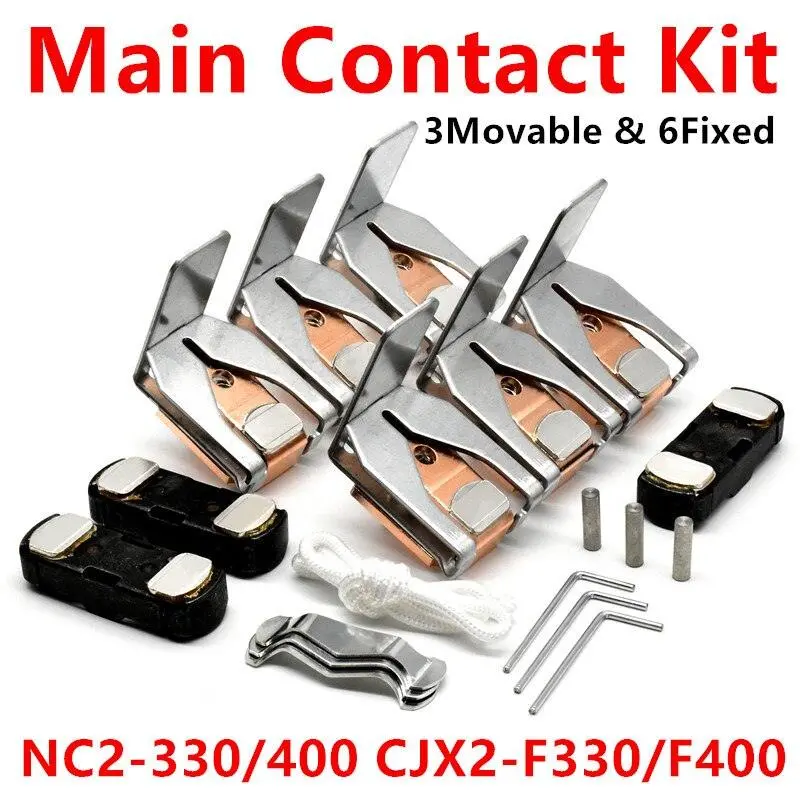 Contact Set For Nc2-330 Nc2-400 Cjx2-330F Cjx2-400F Cjx4 Gsc2 Moving And Fixed Contacts 2