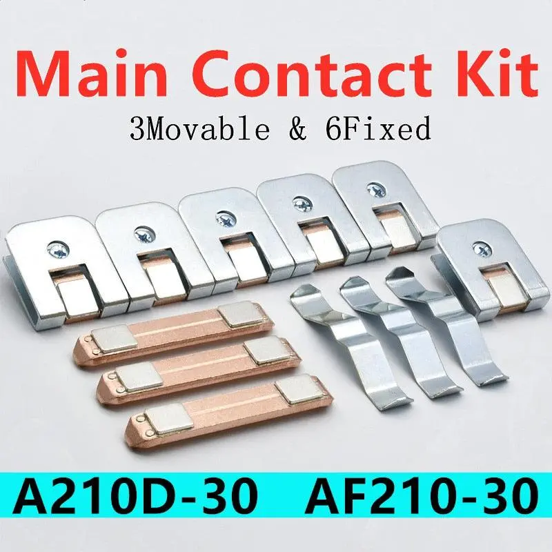 Contact Set Zld/Zl210 For Af210-30 Contactor Accessories A210d-30 Moving And Fixed Contacts 2