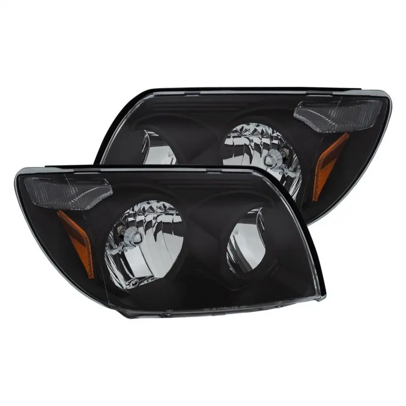 Anzo 2003-2005 Toyota 4Runner Crystal Headlights Black 2