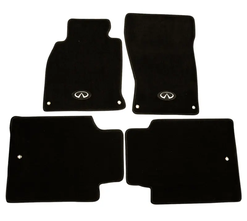 Nrg Floor Mats - 13+ Infinity Q70 W/ Infiniti Emblem Logo (4 Pieces) 1
