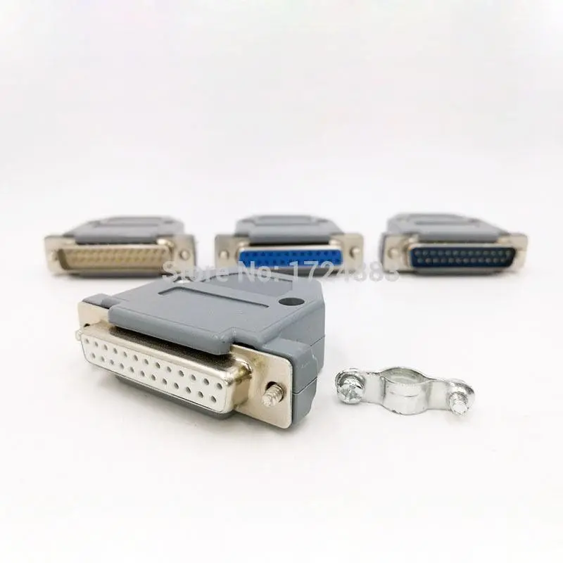 Db25 Serial Data Cable Connector Adapter Plug 2 Row Plug 25Pin Hole Female Male Port Socket D Type Dp25 1