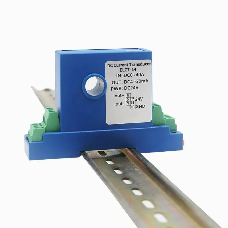 Dc 0-200A Electrical Current Transmitter 4-20Ma 0-5V Output / 12Mm Aperture|Ac220v 1