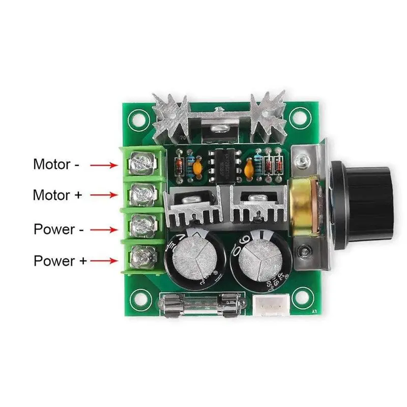 Dc 12V-40V 10A 400W Pwm Controller Speed Motor Pomp Control Regulate Speed Adjustable Power Pump Drive Module 1