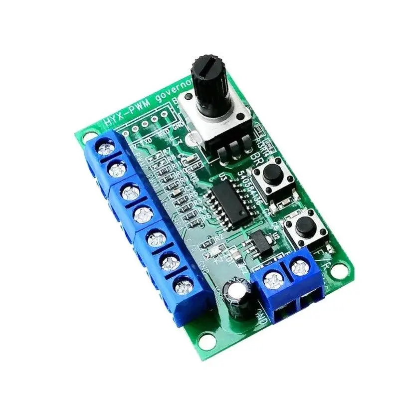 Dc 5V-28V 2A Brushless Motor Controller Pwm Speed Bldc 6V 12V 24V Adjustable Brake Forward Reversed Cw Ccw Electric 1