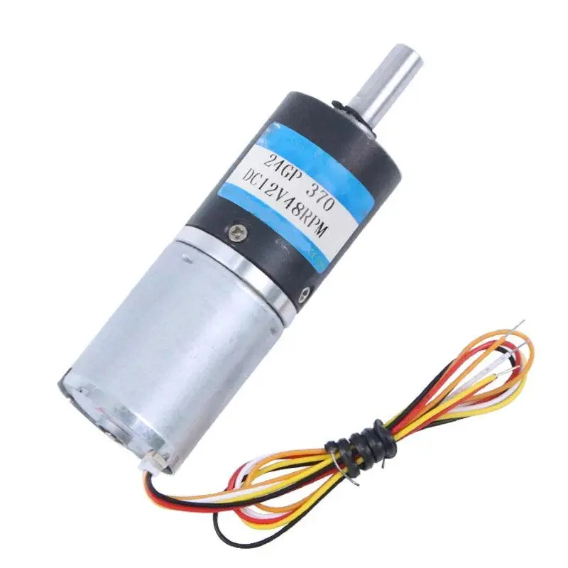 Dc Brushless Planetary Gear Motor High Torque 25Kg Bldc 12V 24V Low Noise Metal Gearbox Speed Reducer 9Rpm-1200Rpm Pwm Moter 1