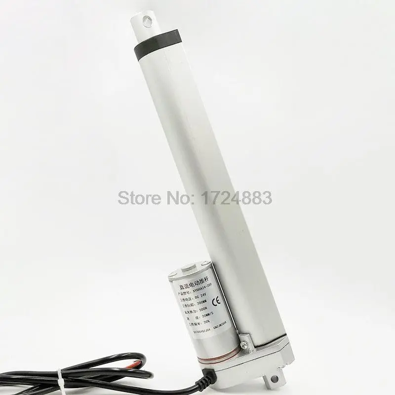 Dc Electric 12V 24V Linear Actuator Dc Gear Motor 500Mm Stroke Linear Motion Controller 100/500/750/900/1100/1300/1500N 3