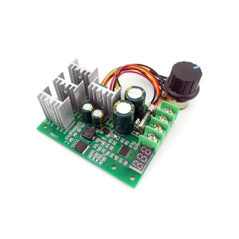 Digital Display Pwm 30A Dc Motor Speed Controller 9~60Vdc Display 0~100% Adjustable Drive Module 1