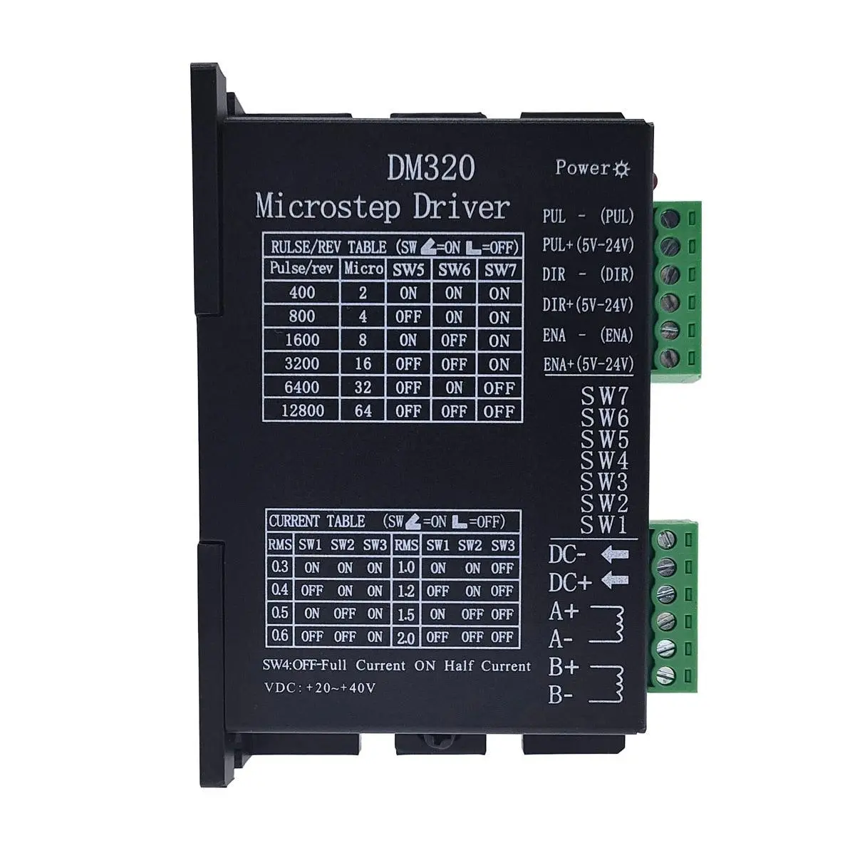 Dm320 2H320 Stepper Motor Driver Controller For 28 35 42 Stepper Drivers 1