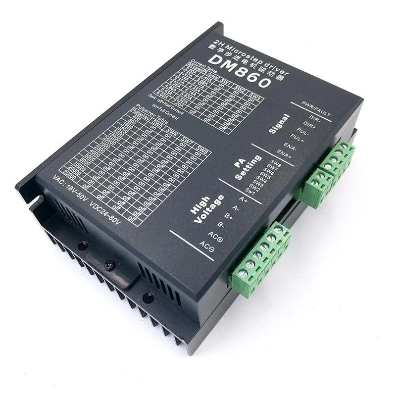 Dm860 Step Driver Motor Controller Microstep Motor Brushless Dc Motor Drivers For 57 86 Stepper Motor Nema23 Nema34 1