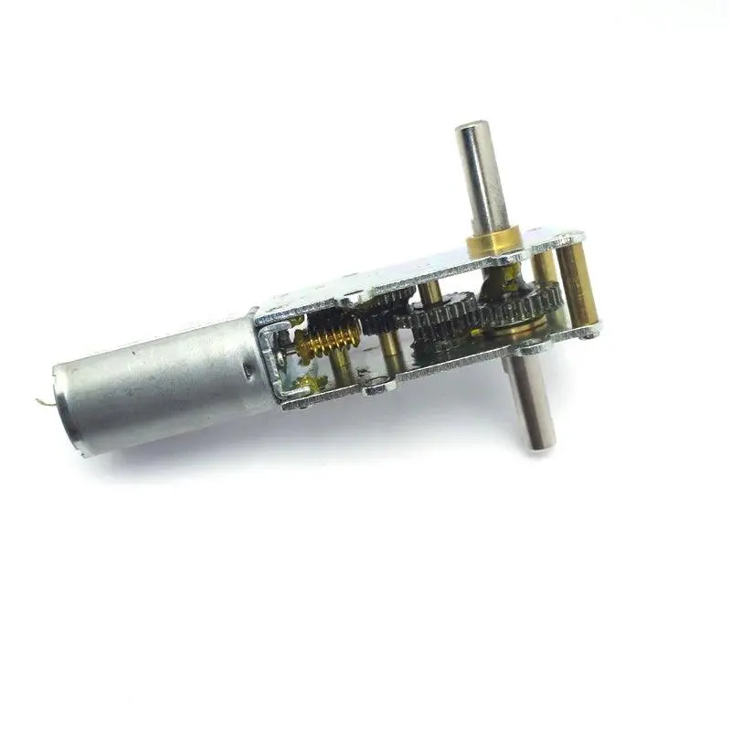 Double Shaft Length 19Mm Dc Gear Motor Electric 3V 6V 12V 24V Low Speed 3.5Rpm To 120Rpm Self-Locking Motor Metal 12 Volt Engine 1