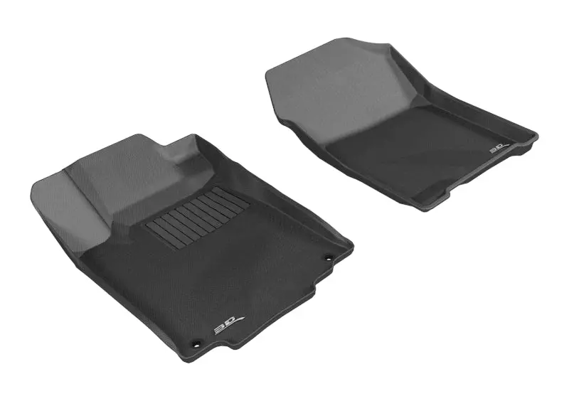 3D Maxpider 2012-2016 Honda Cr-V Kagu 1St Row Floormat - Black 1