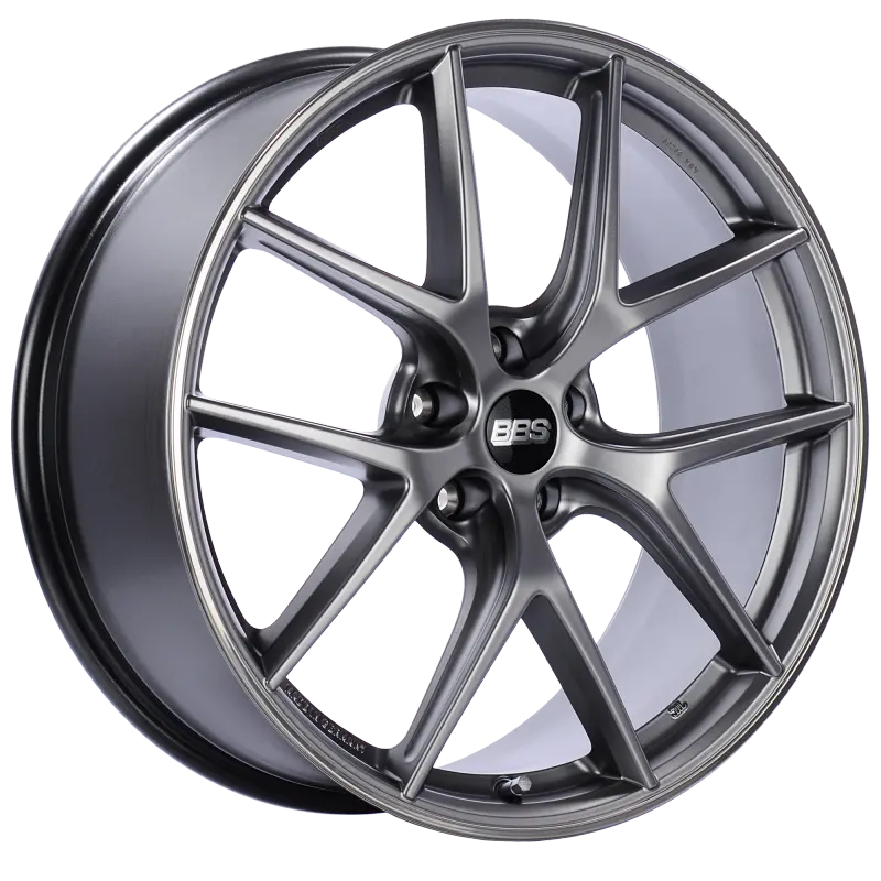 Bbs Ci-R 20X8.5 5X112 Et32 Platinum Silver Polished Rim Protector Wheel -82Mm Pfs/Clip Required 1