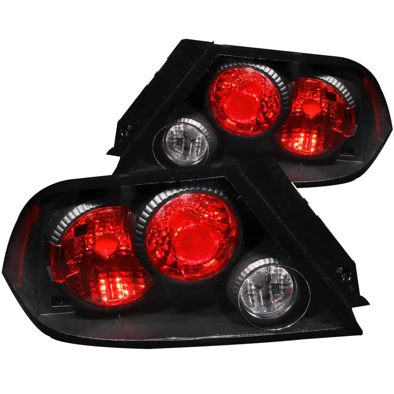 Anzo 2002-2003 Mitsubishi Lancer Taillights Black 2