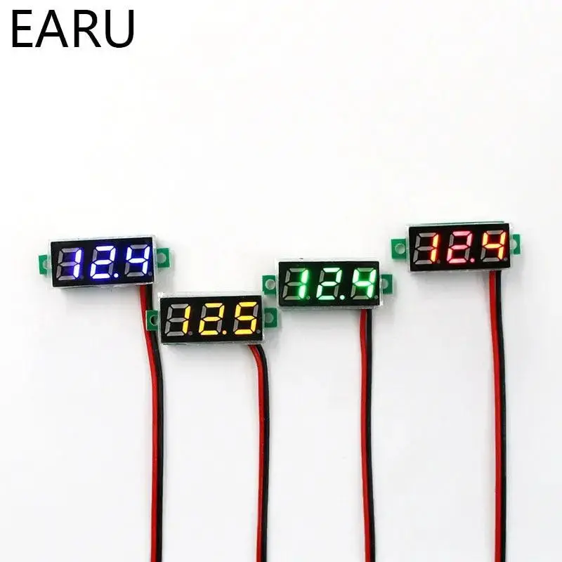 0.28 Inch Dc Led Digital 0-100V Voltmeter For Auto Car 1