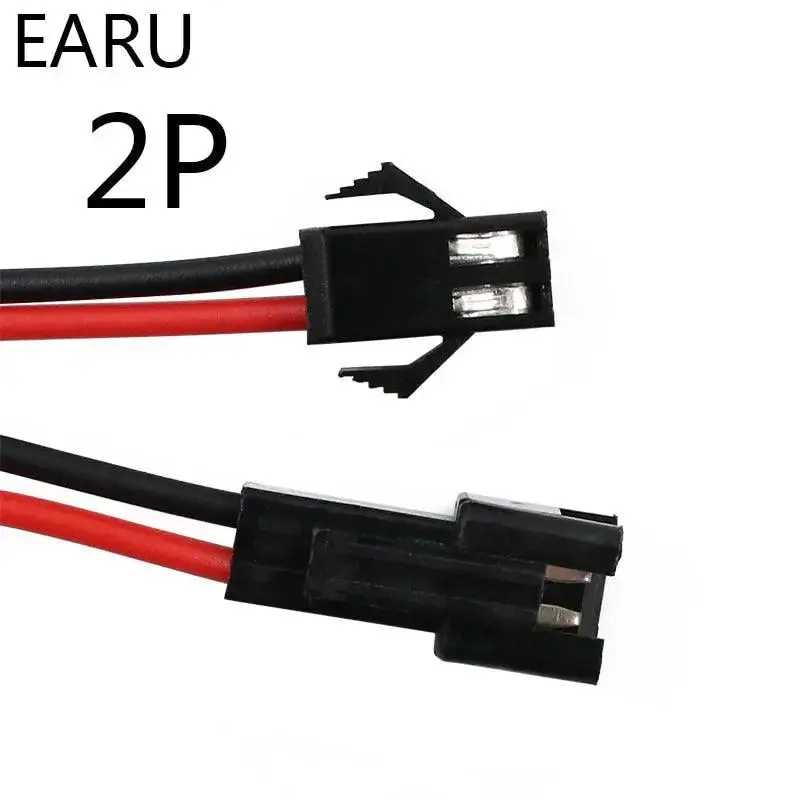 Earu- 10Pairs 15Cm Jst Sm 2P 3P 4P 5P 6P Plug Socket| Male To Female 3
