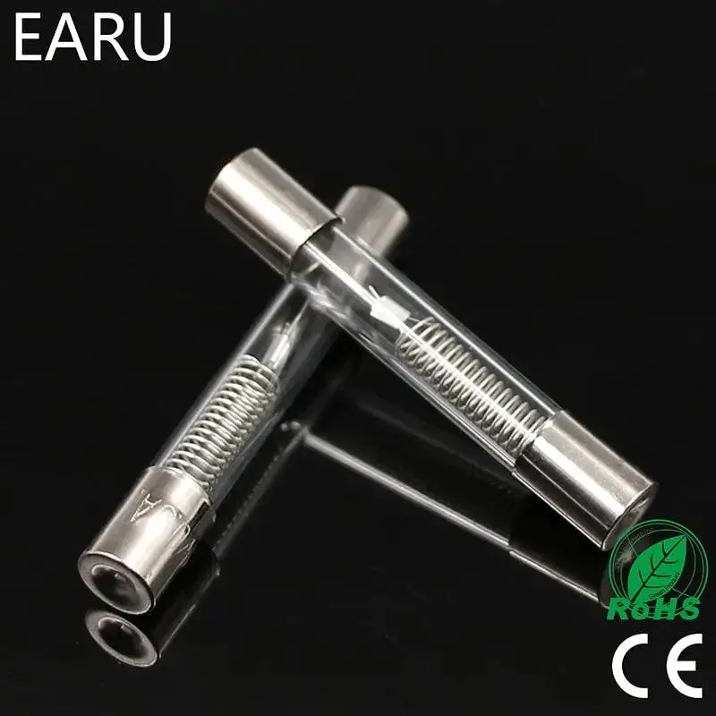 Earu- 10Pcs 5Kv 0.8A 800Ma Microwave Oven High Voltage Fuse 1