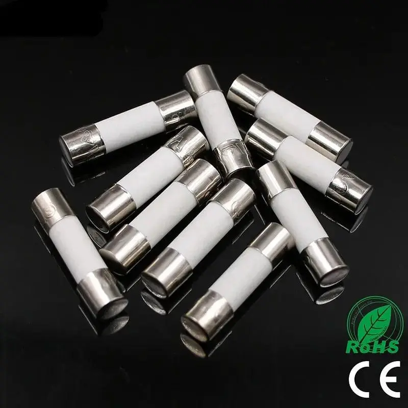 10Pcs Ceramic Fuse 5Mm X 20Mm /0.5A Up To 30A 1