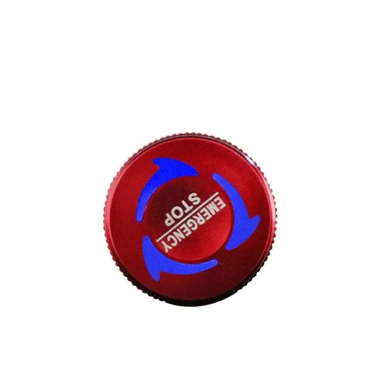 Earu- 16/19/22Mm Mushroom Metal Emergency Stop Push Button Switch With Led 3