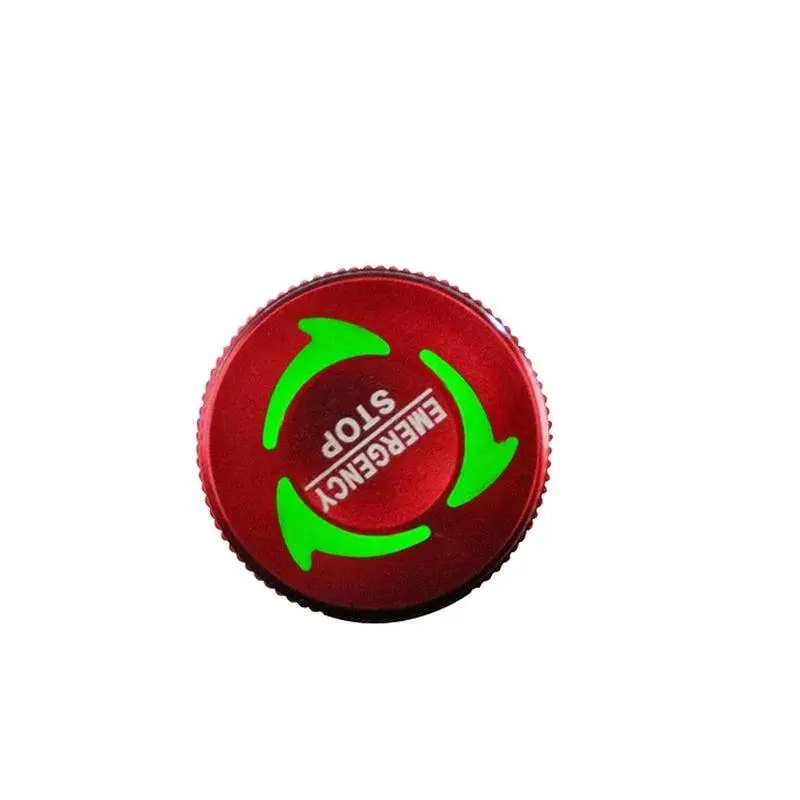 Earu- 16/19/22Mm Mushroom Metal Emergency Stop Push Button Switch With Led 4