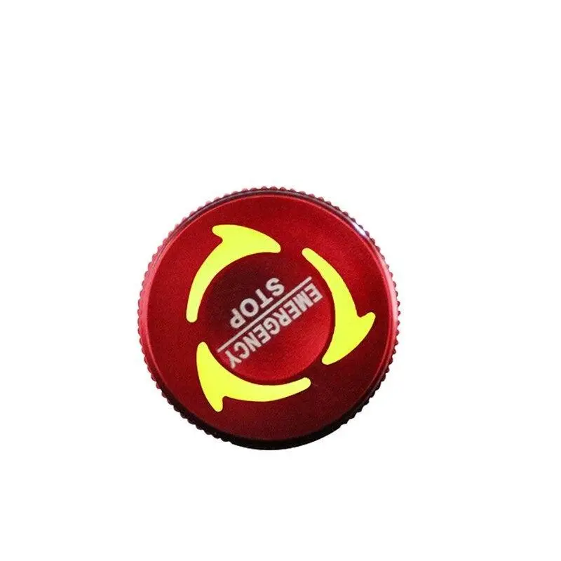 Earu- 16/19/22Mm Mushroom Metal Emergency Stop Push Button Switch With Led 5
