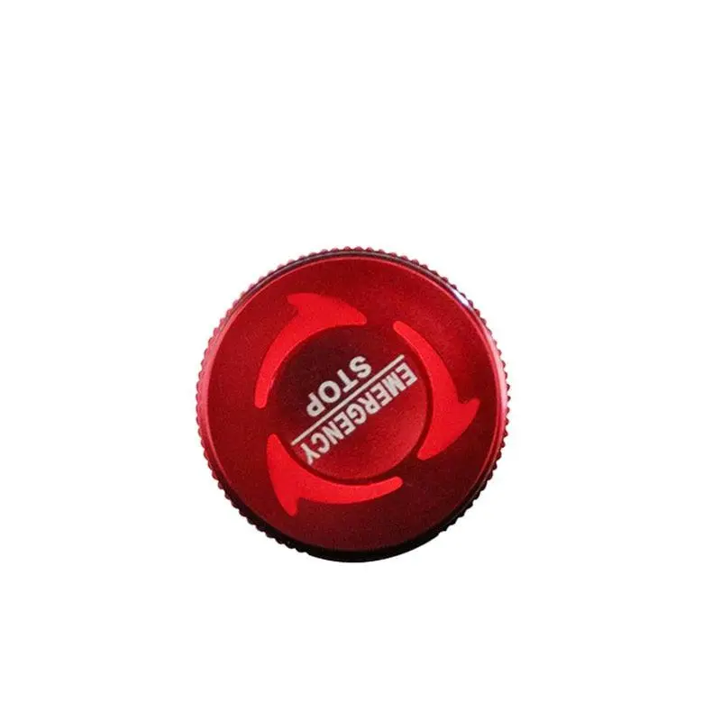 Earu- 16/19/22Mm Mushroom Metal Emergency Stop Push Button Switch With Led 7