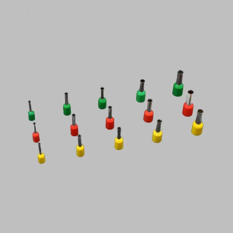 600Pcs/Lot 3 Colors 15 Types Tube Insulating Terminals Connector| 22~12Awg 2