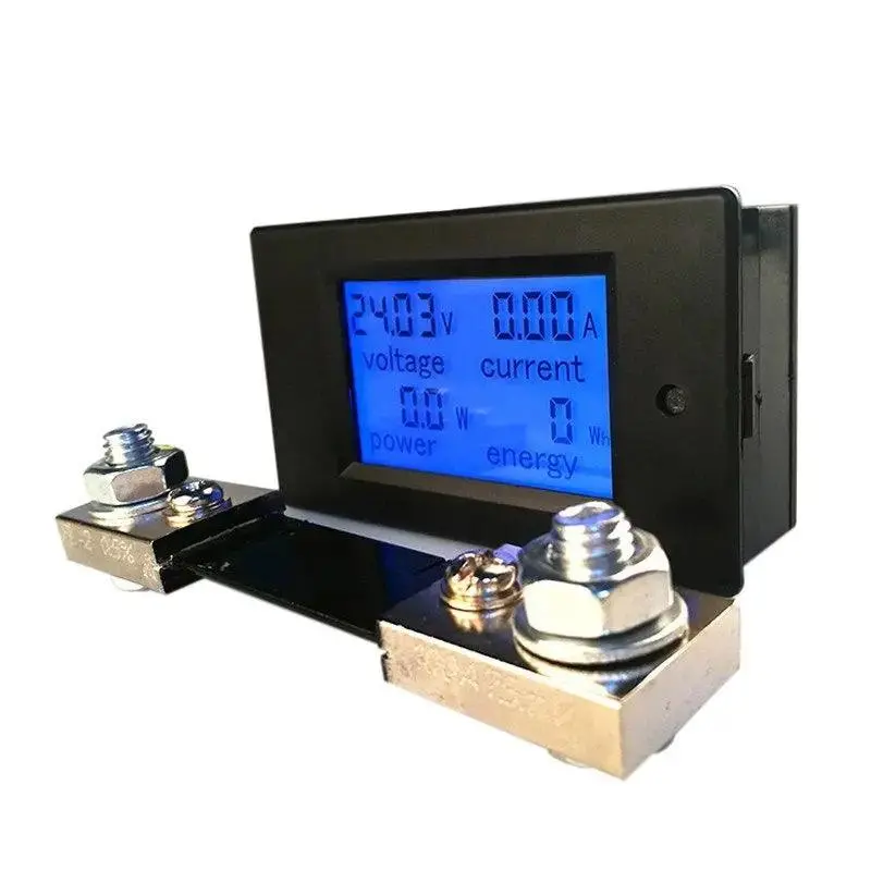 Dc 6.5-100V 0-100A 0-20A Lcd Display Digital Multimeter With Current Shunt 1
