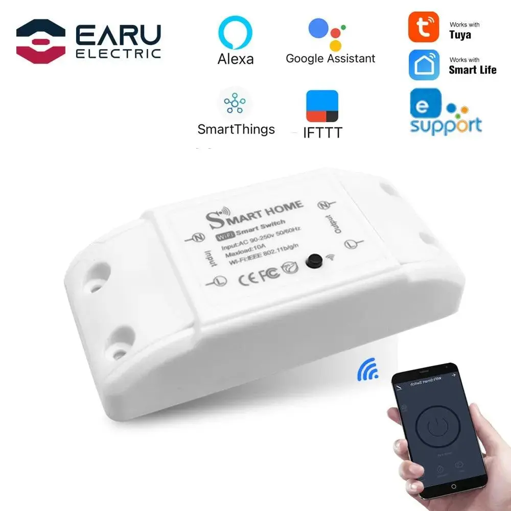 Smart Home Wifi Wireless Remote Switch Breaker Light Controller 1