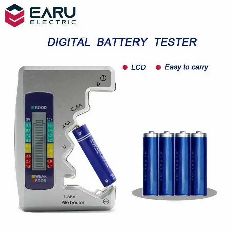 Universal Digital Lcd Battery Tester 1