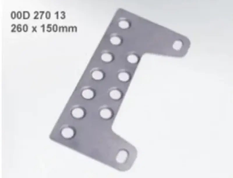 Cusco Roll Cage Universal Center B-Pillar Fixing Plate Kit (260Mm X 150Mm) Welding Required 1